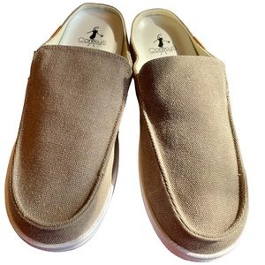 Corkys Khaki Pontoon Slide Shoe Size 11